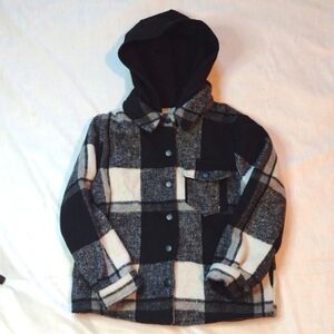 Made By Molly Flannel Lined, Hooded Jacket 6T